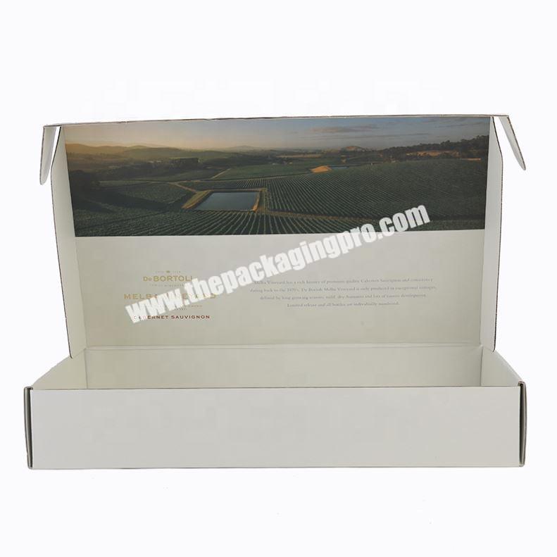 Custom Printed White Recycled Corrugated Carton Paper Mailing Packaging Shipping Boxes