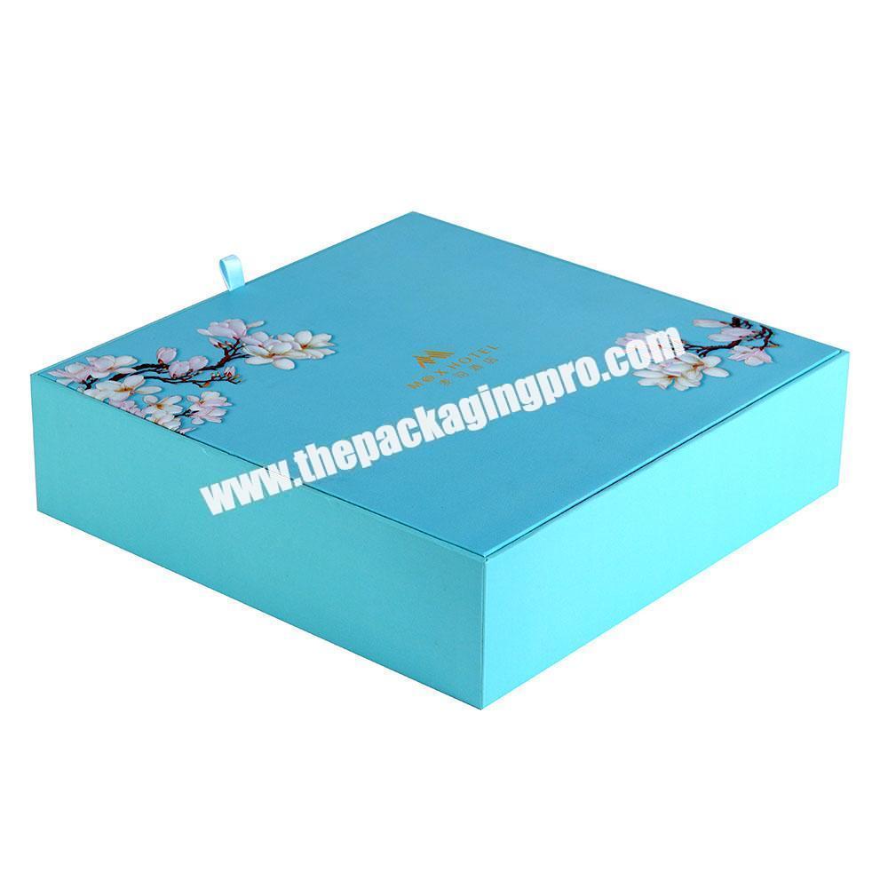 Custom printed decorative luxury packaging mooncake box