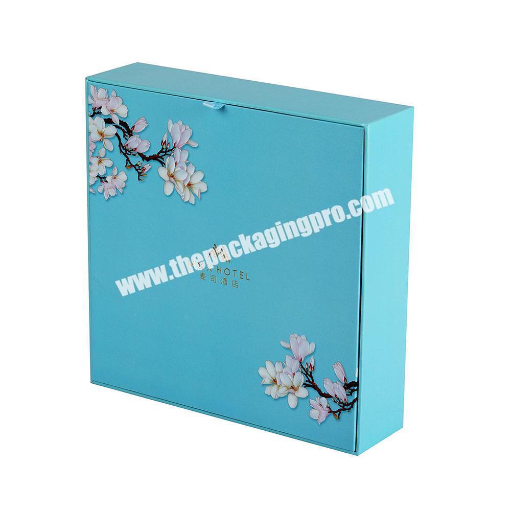 Custom Elegant Luxury Gift Mooncake Packaging Cardboard Foldable Bakery Paper Boxes