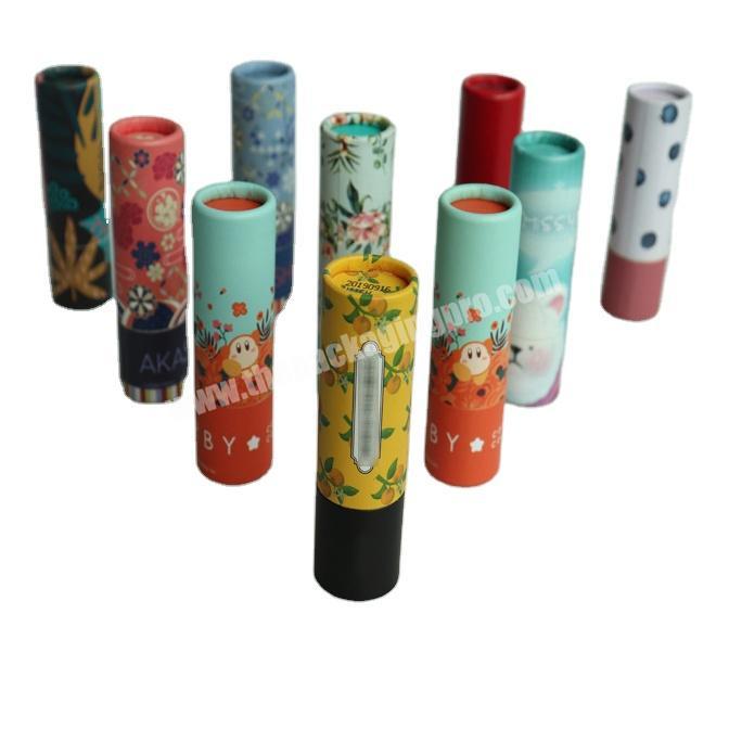 2021 China factory paper tube box other biodegradable packaging cute round cardboard gift boxes