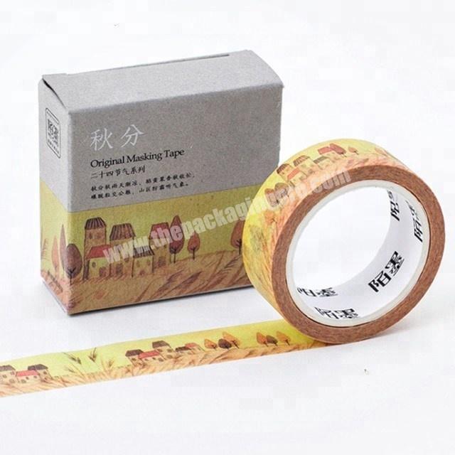 24 solar terms decorative printed washi tape paper custom