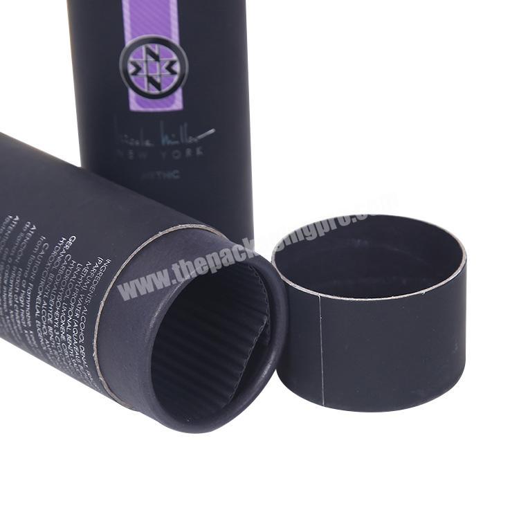 Low price paper empty container kraft paper push up tube for cosmetic