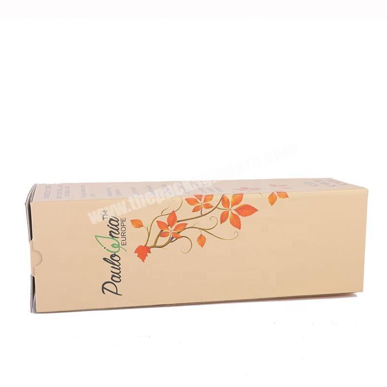 New product custom logo printed paper gift packaging box wholesale online