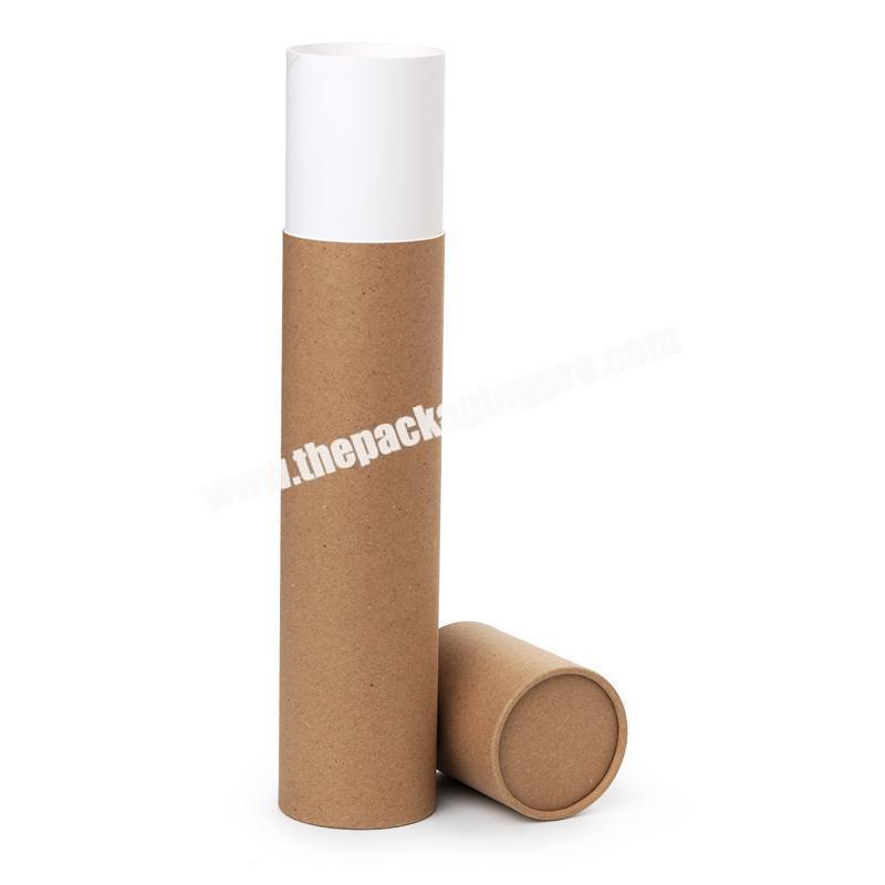 Kraft packaging tube paper custom clothes paper packaging tube t-shirt