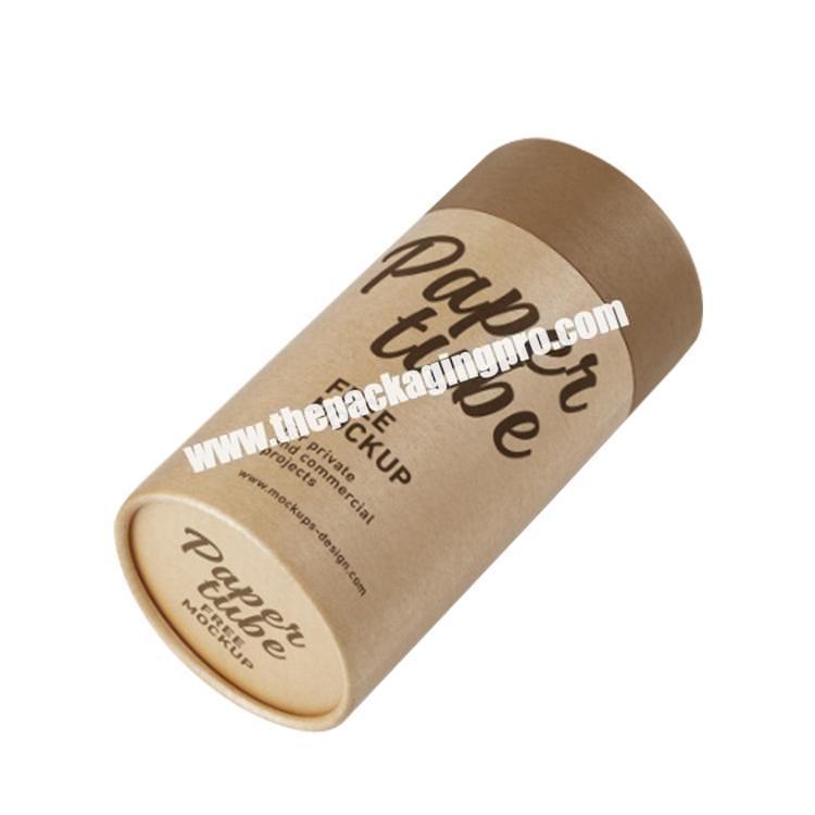 Custom design aluminum foil food grade tube packaging cardboard paper tube packaging for tea