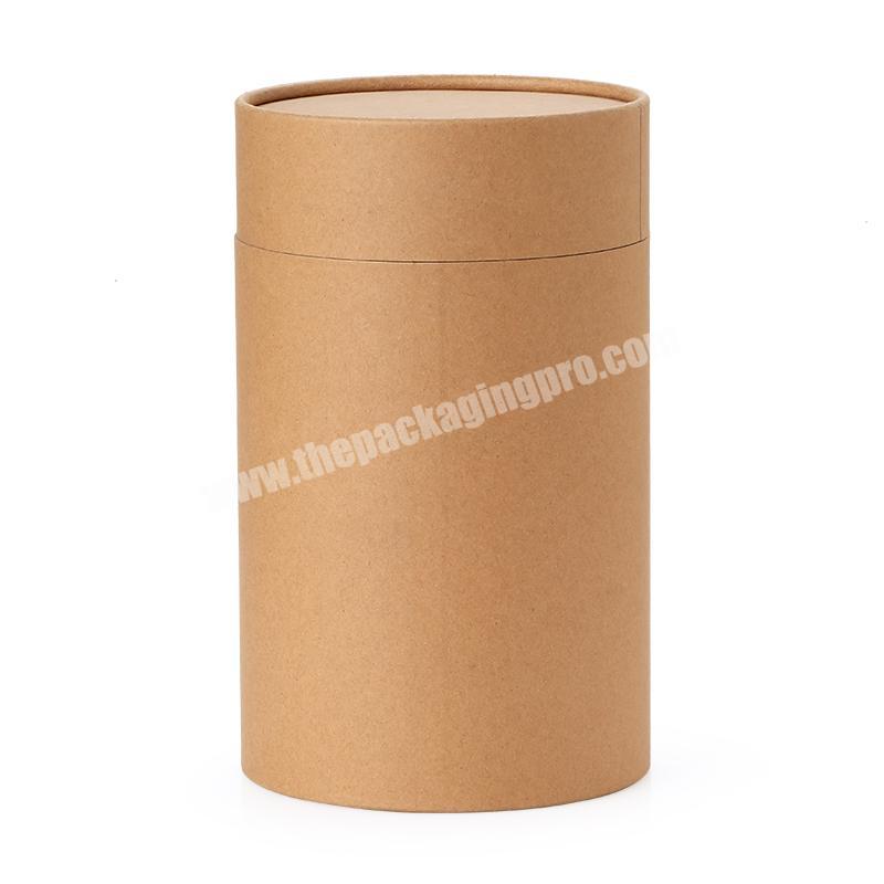 China factory Customized recycled puzzle paper tube packaging black cylinder