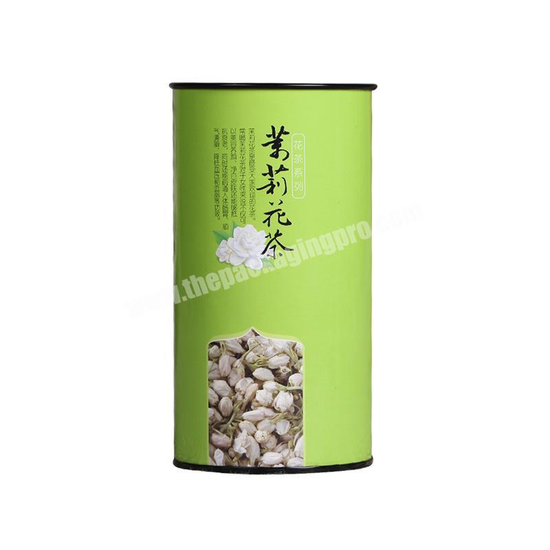 Customized  paper tube packaging round gift box with paper lid/iron lid/plastic lid
