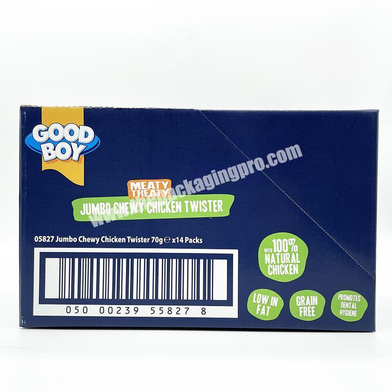 Biodegradable manufacture wholesale custom colorful food packaging  corrugated paperboard box
