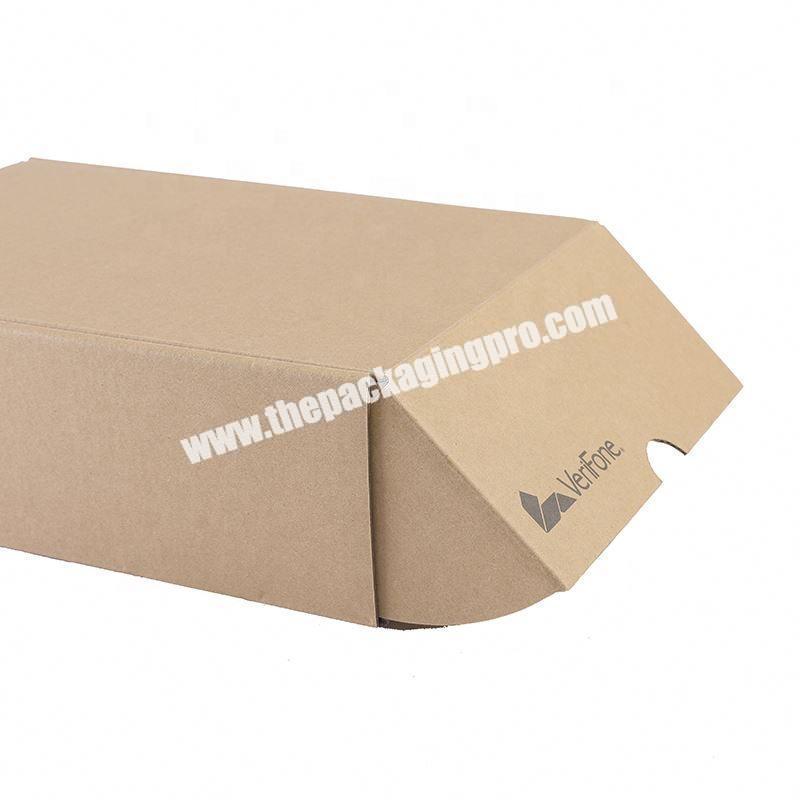 Customized full colorful printing corrugated paper box for toy packaging with plastic handle