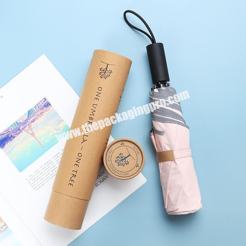 CMYK Printing Cylindrical Cardboard Paper Tube for Candle Jar Shipping Packaging Box