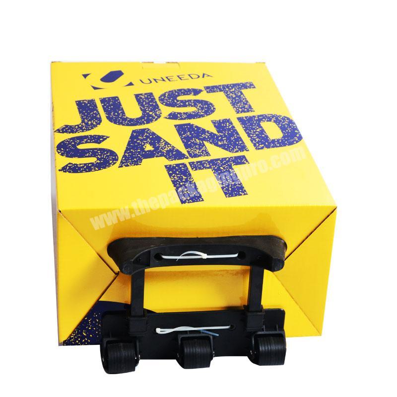 CMYK or Pantone printing Cardboard Trolley Box, Trade Show Booth Exhibit Display