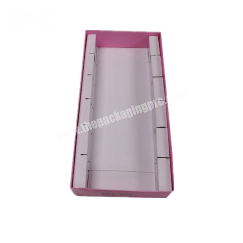 Cardboard Display Box With Slot Paper PDQ Countertop Display for Thin Products