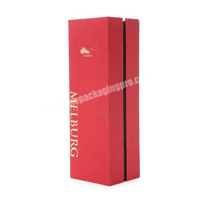 Cardboard box custom packaging gift box with magnetic lid high quality wine gift box
