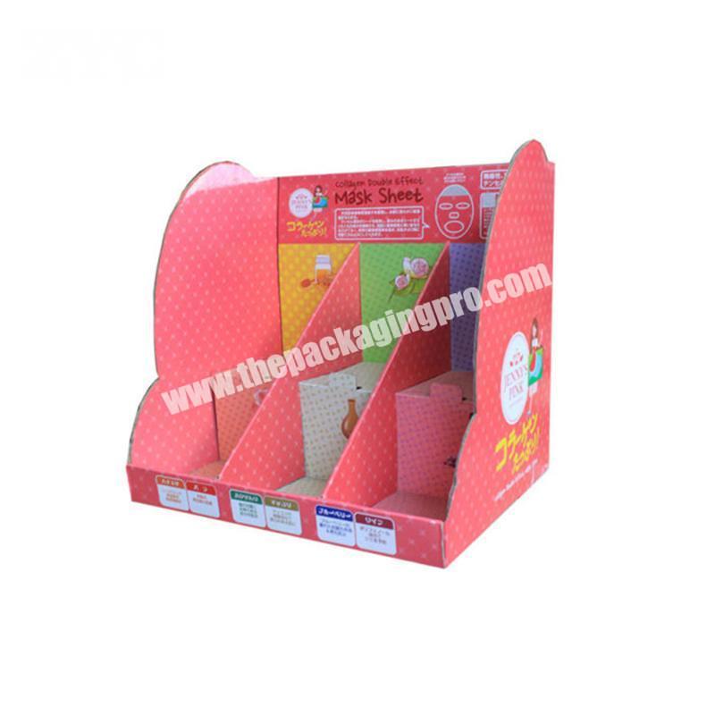 Chain Store Cardboard Table Top Pop Counter Display Boxes for Soap