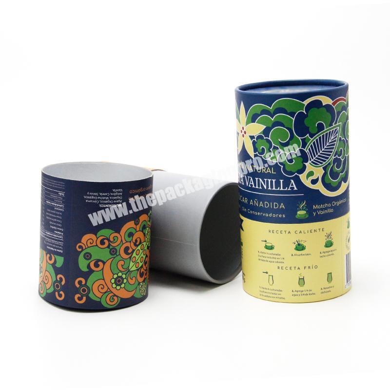 Cheap Renewable degradable kraft paper Food flower spice cylinder Paper tube package box