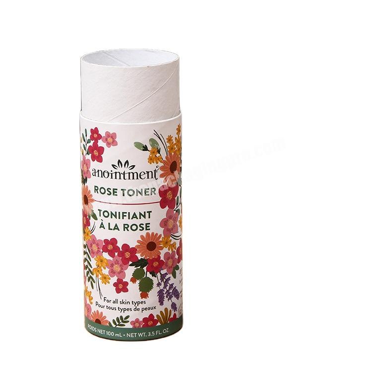 China Bio-degradable cardboard tube with art paper printing and for tea packaging