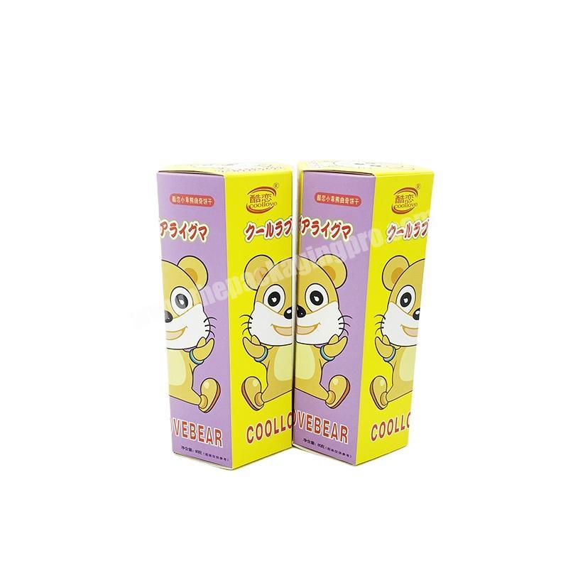 China Customize Food Grade paper Box Packaging for Snacks