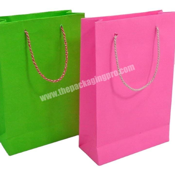 China Manufacturers Custom Printing Paper Shopping Carry Packaging Bag