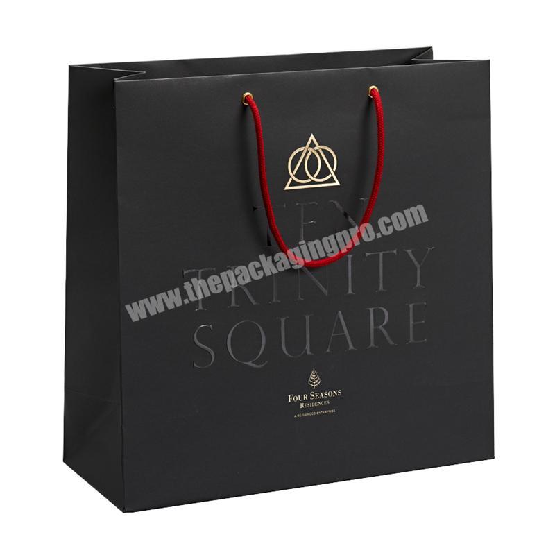 China Supplier Custom Personalised Bolsa Embalaje Paper Packaging Bags With Handles Rope For Sale