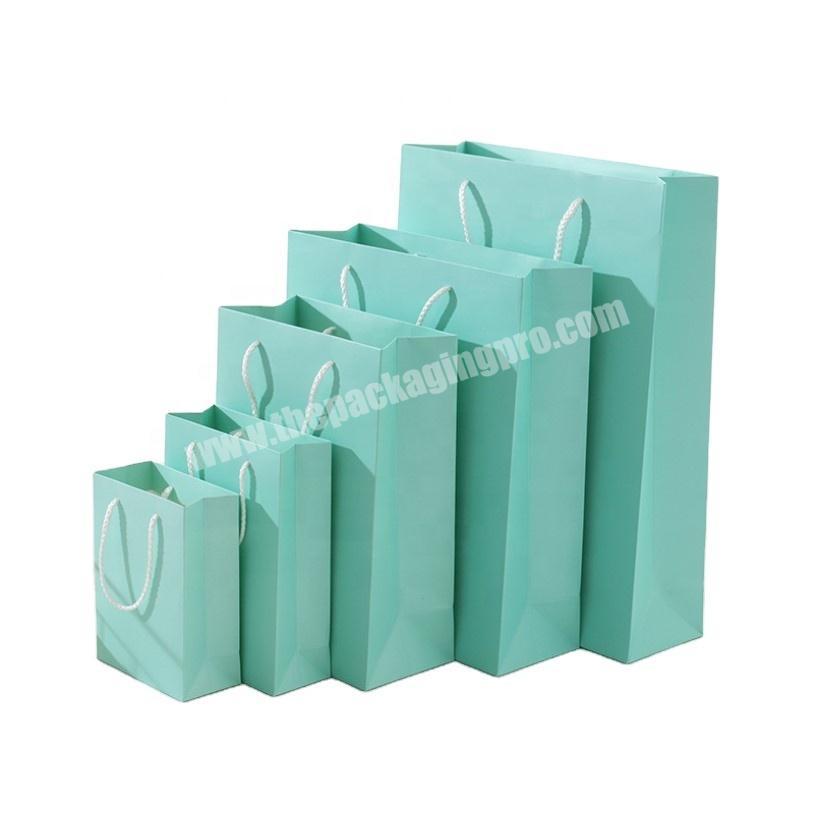 China Supplier paper bag with different size and Handle Custom Logo Paper Bag