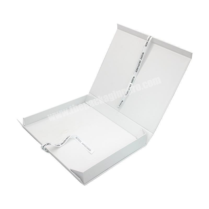 China Wholesale Big Factory Magnetic Wedding Customized Logo Gift Packing Box With Ribbon