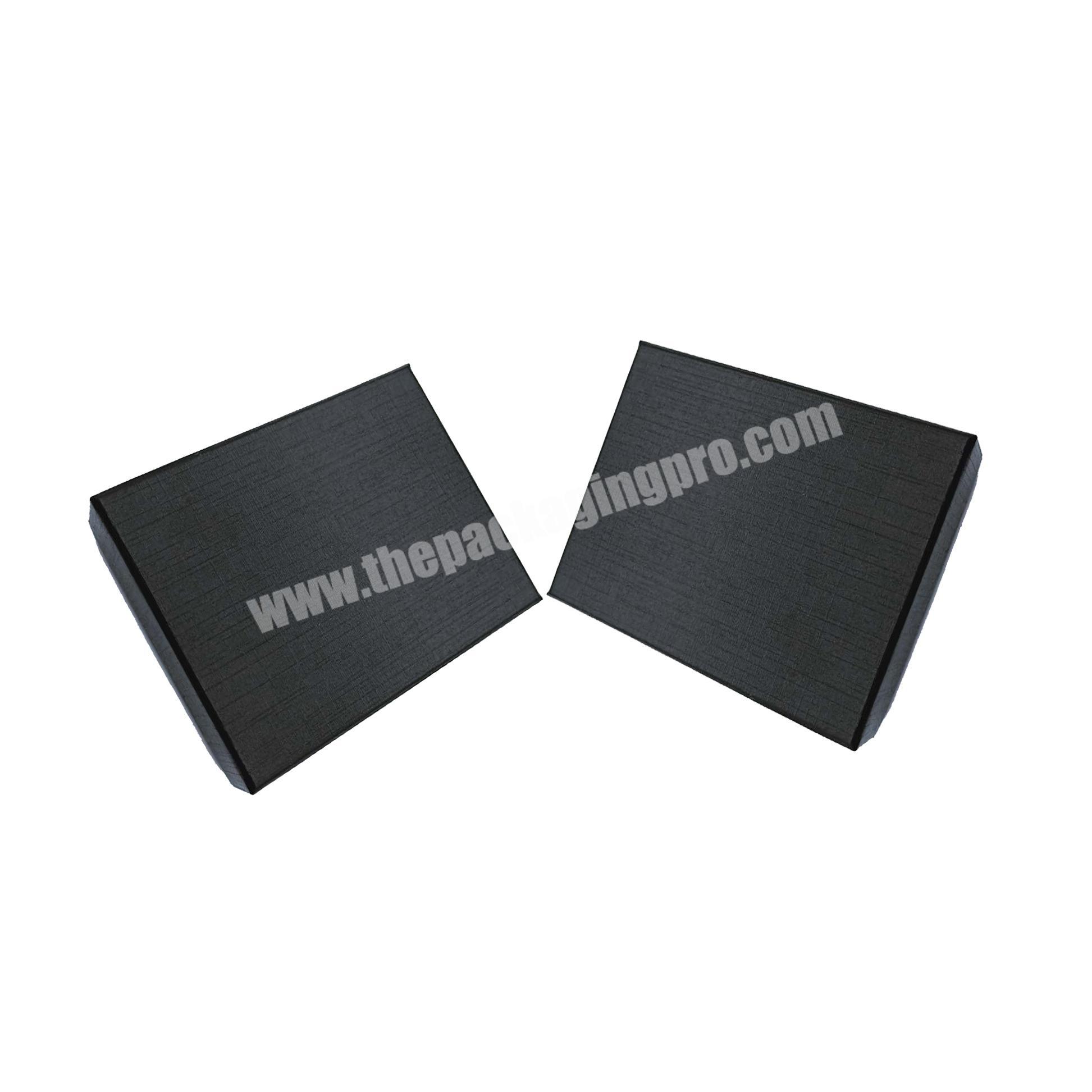 Supplier China electronic packaging box cheap usb cardboard matte black