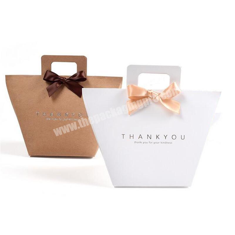 China factory customized   thank you  gift bag packaging boutique valentine gift bags with your own logo