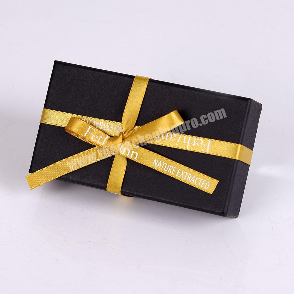 Chinese factory wholesale cheap small cardboard gift packaging boxes with ribbon design for sale