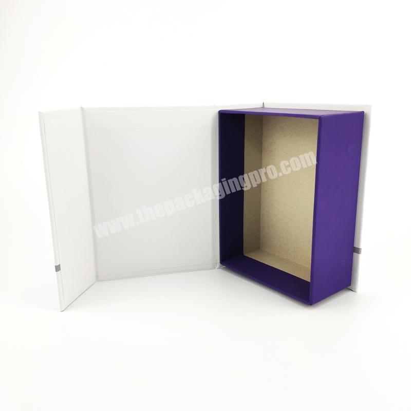 Custom Chinese suppliers paper packaging closure magnetic gift folding box