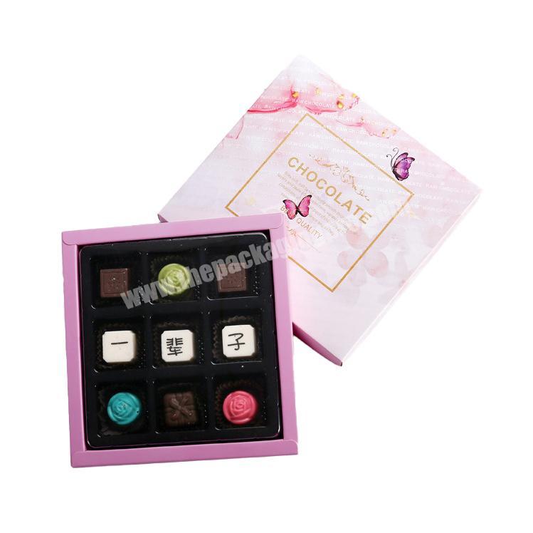 Chocolate paper packing packaging gift box