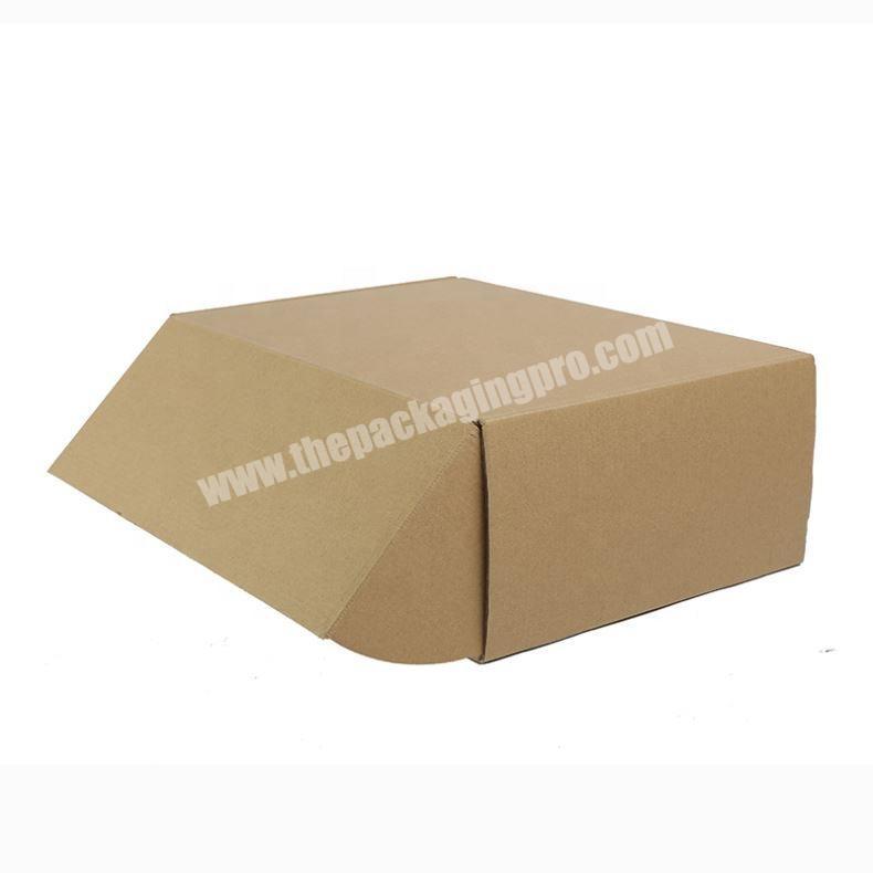 Brown kraft paper made custom design print logo folding paper box