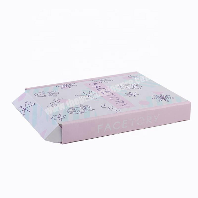 Personalized custom printed logo mailing corrugated product packaging paper shipping box