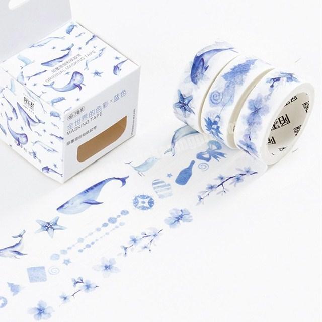 Colorful world printed washi masking paper tape