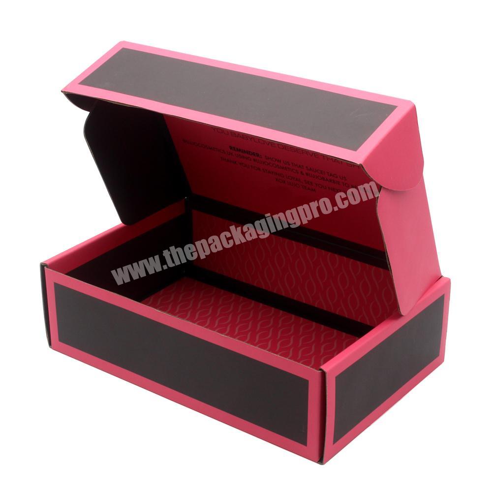 Costome Coloured Flip Top Corrugated Shipping Boxes