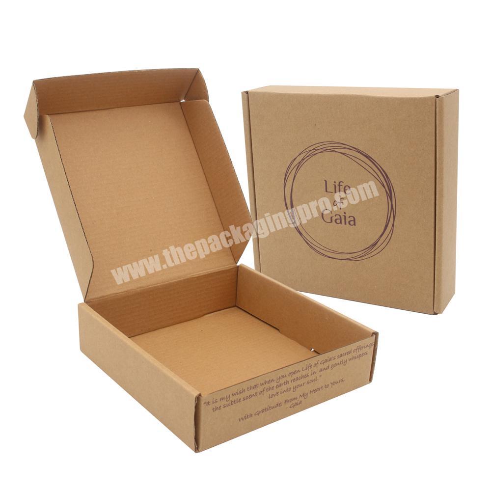 Costumize Gift Kraft Boxes Packaging Kraft Paper Gift Box verzenddoos cajas- de carton por mayor