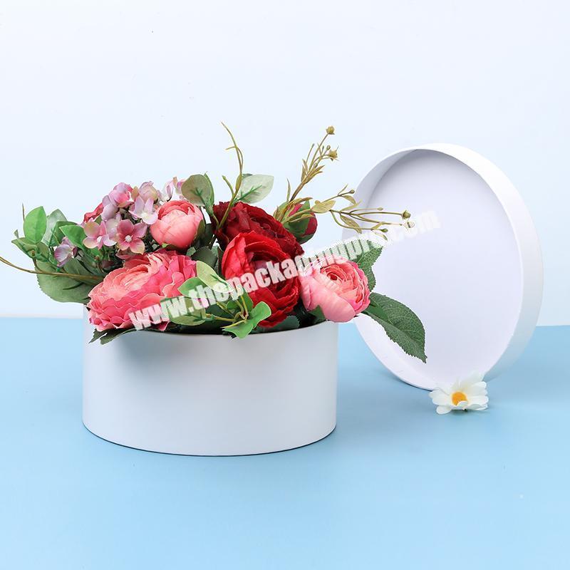 Hot Stamping Logo Flower Paper Gift box/Custom Single Rose Preserved Flower Box