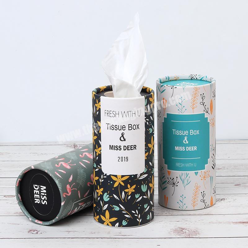 Luxury Design Cylindrical Cosmetic Perfume Bottle Packaging Paper Cardboard Tube with Your Own Logo