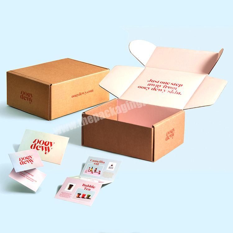 Custom Corrugated Paper Ecommerce courier packaging shipment box cheap express delivery send boxes caja carton personalizadas