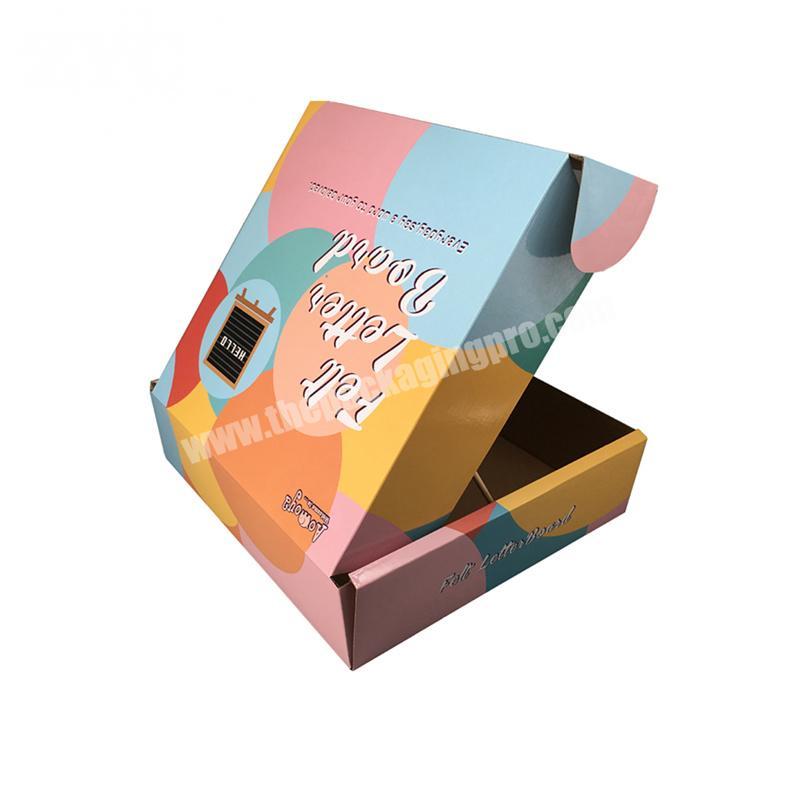 Custom Design Folding Flute Paper Cardboard Shipping Box