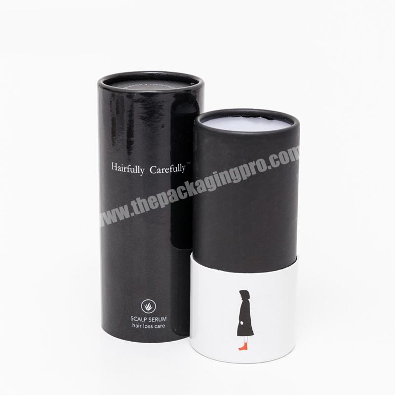 Custom Eco Friendly Dry Shampoo Powder Round Packaging Cardboard Shaker Loose Powder Paper Tube