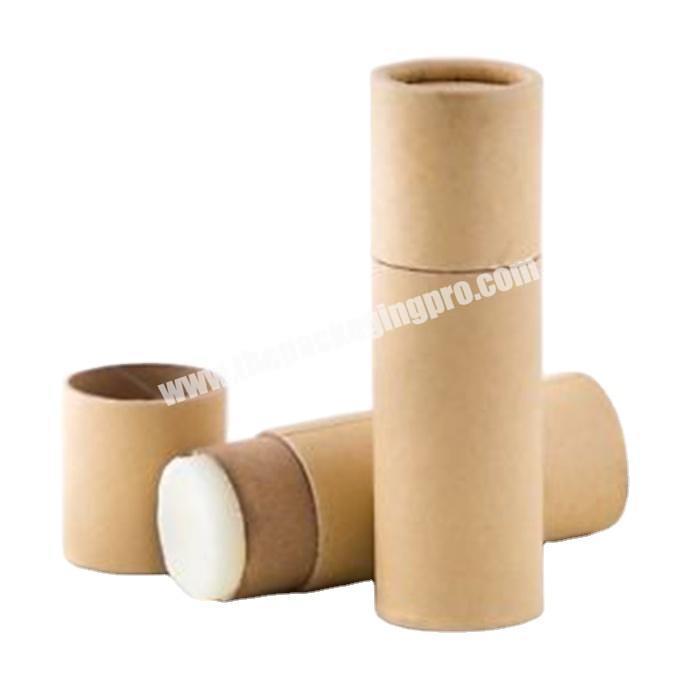 Deodorant stick paperboard kraft paper tube round box push up paper tube for deodorant kraft paper packaging cardboard tube
