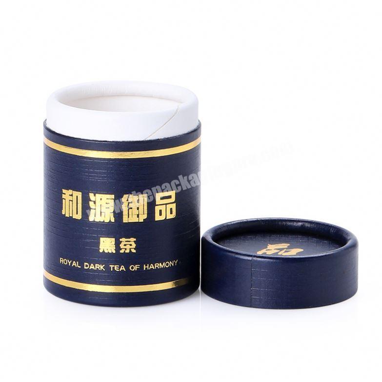 Custom Eco-Friendly Round Cardboard Box Packaging Flower Tea Paper Container
