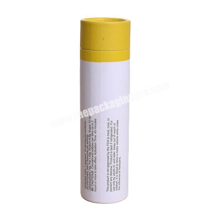 The Biodegradable kraft paper tube container for cookie coffee or daily life thing