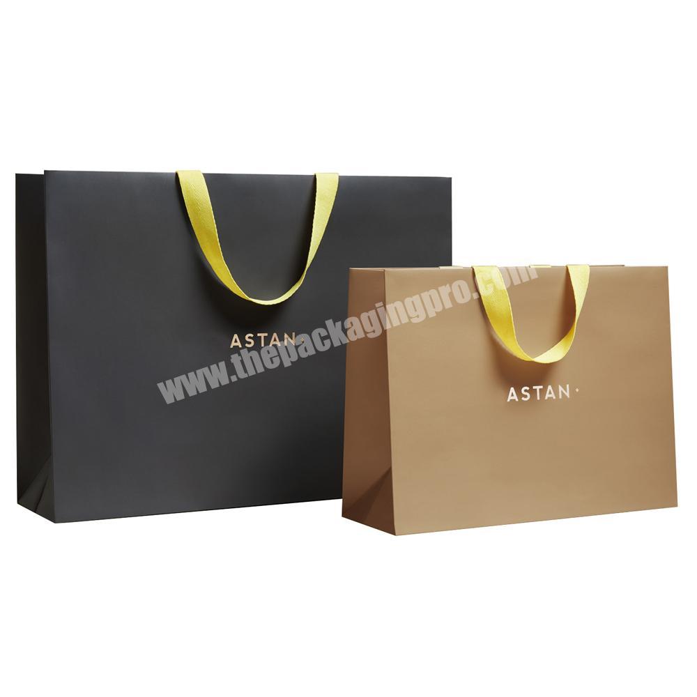 Custom Fashion Apple Retail Store Shopping Bags With Logo For Clothing Store