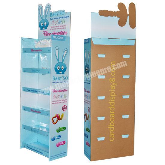 Custom High End cosmetics custom fashion BB cream paper display stand display racks