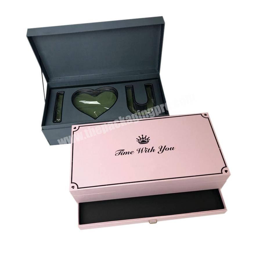 Custom  I Love U Flower Gift Box I Love You Rose Flower Box