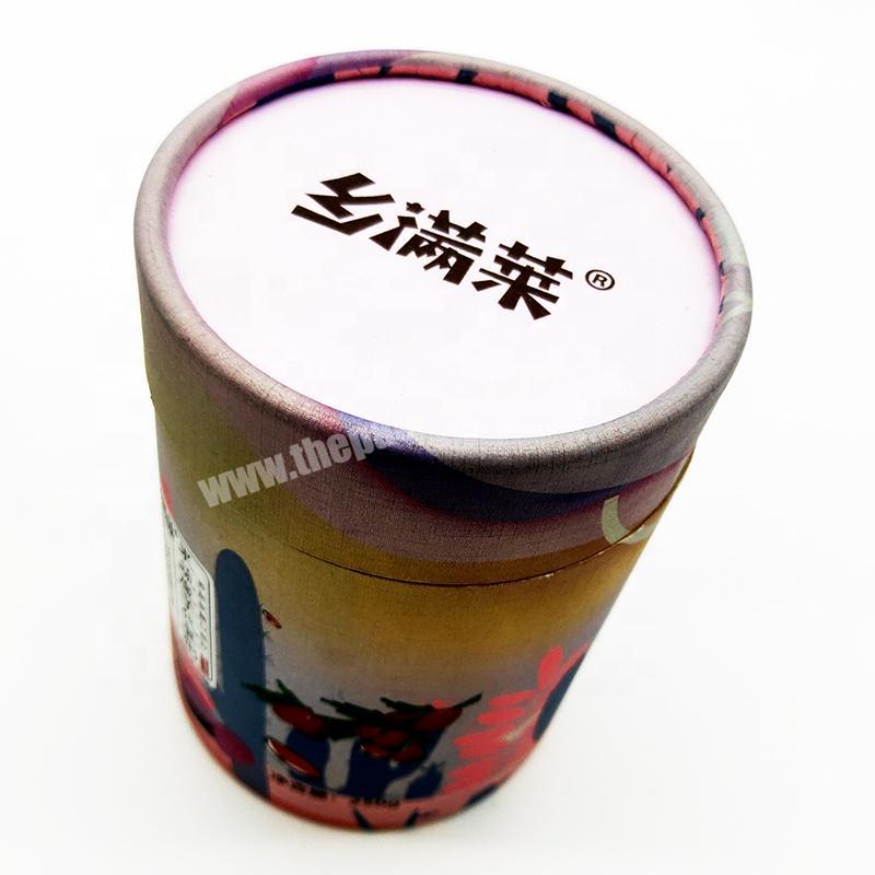 Custom Kraft Cardboard Push Up Gift Paper Tube For Custom the food  Packaging And the lose weight food packing
