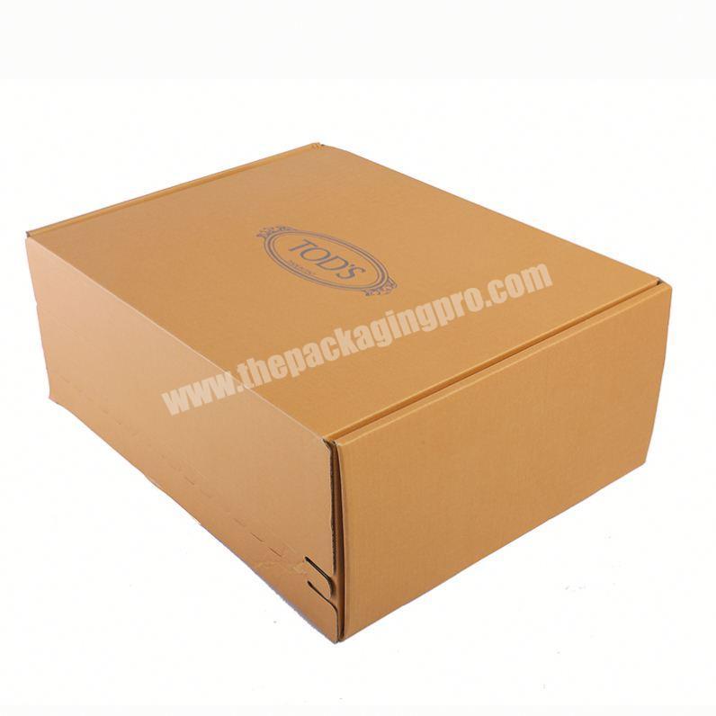 Custom Kraft corrugated paper pizza shipping box