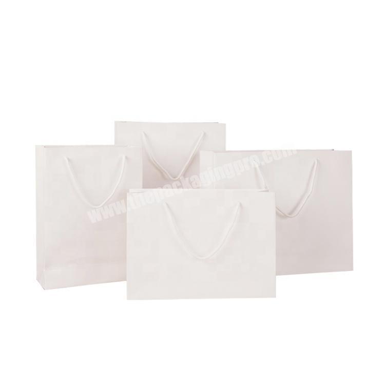 Custom Logo CMYK Printing Fashion Shopping Retail Gift Paper Bags With Handle