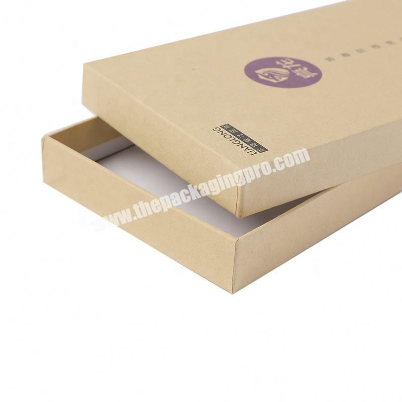 High quality custom design drawer paper box with window and insert